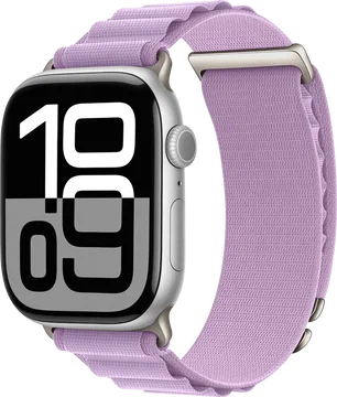 SBG Alpine Nylon - Apple Watch Bandje - 38/40/41/42MM - Lavender Purple