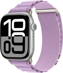 SBG Alpine Nylon - Apple Watch Bandje - 38/40/41/42MM - Lavender Purple afbeelding
