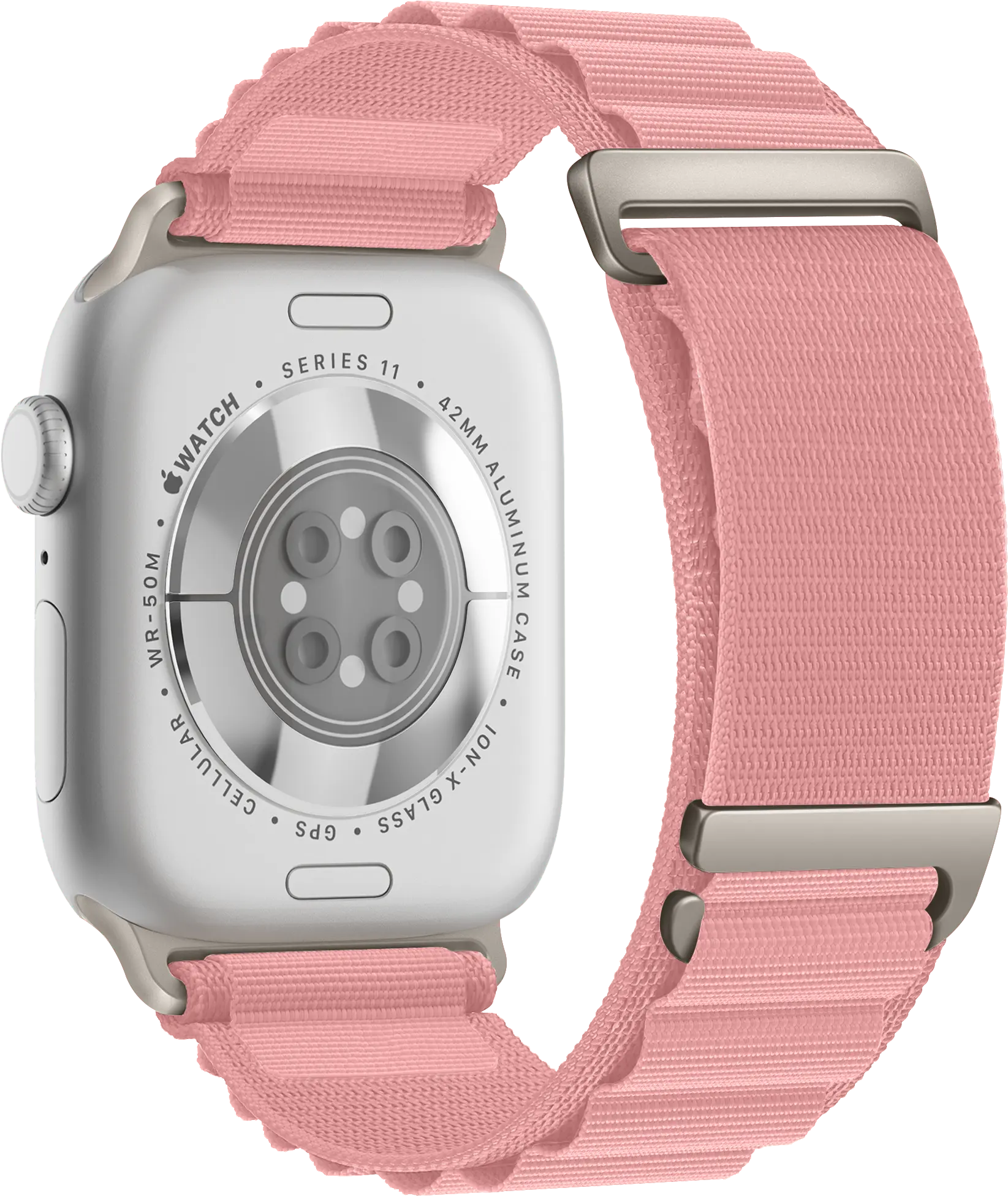 SBG Alpine Nylon - Apple Watch Bandje - 38/40/41/42MM - Beige afbeelding 9