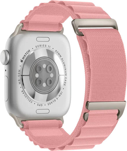 SBG Alpine Nylon - Apple Watch Bandje - 38/40/41/42MM - Beige afbeelding 9