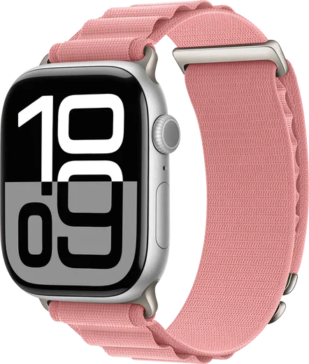 SBG Alpine Nylon - Apple Watch Bandje - 38/40/41/42MM - Beige afbeelding 1