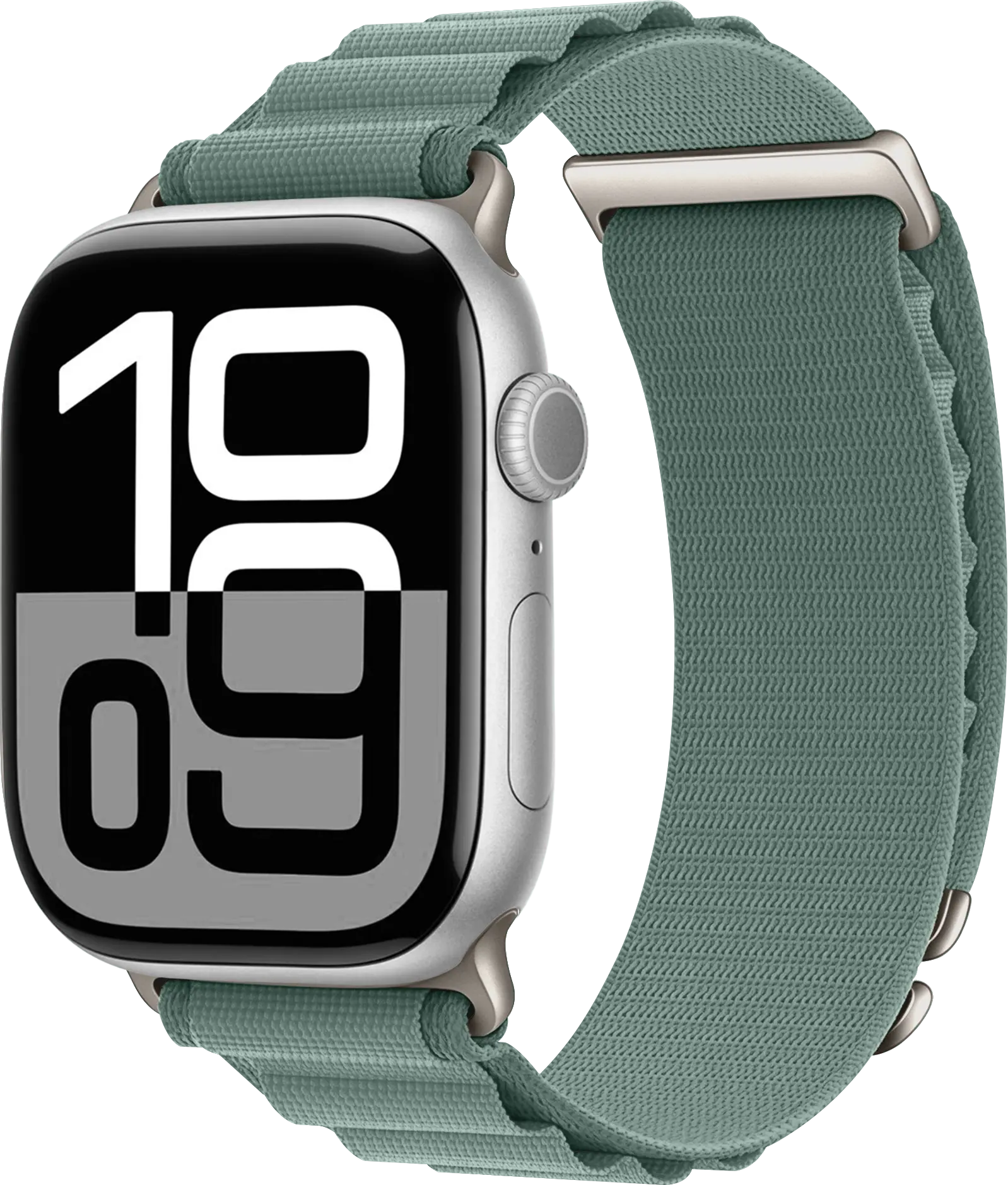 SBG Alpine Nylon - Apple Watch Bandje - 38/40/41/42MM - Lichtgroen afbeelding 1