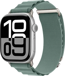 SBG Alpine Nylon - Apple Watch Bandje - 38/40/41/42MM - Lichtgroen afbeelding