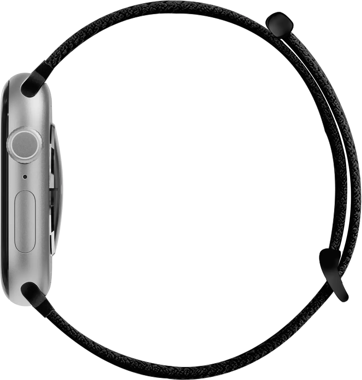 SBG Nylon Loop - Apple Watch Bandje - 49/46/45/44/42MM - Zwart afbeelding 10
