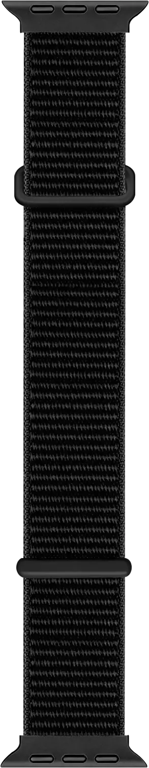SBG Nylon Loop - Apple Watch Bandje - 49/46/45/44/42MM - Zwart afbeelding 11