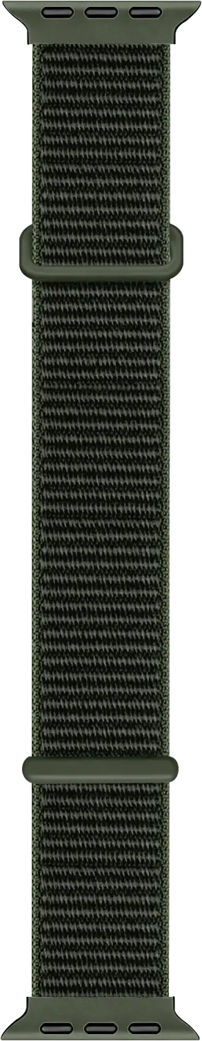 SBG Nylon Loop - Apple Watch Bandje - 49/46/45/44/42MM - Leger Groen afbeelding 11