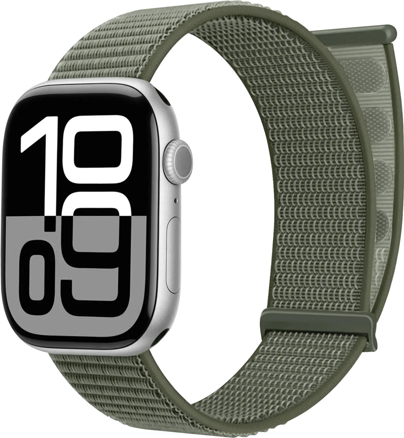 SBG Nylon Loop - Apple Watch Bandje - 49/46/45/44/42MM - Groen afbeelding 1