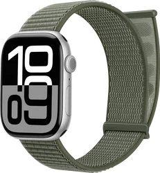 SBG Nylon Loop - Apple Watch Bandje - 49/46/45/44/42MM - Groen afbeelding