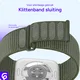SBG Nylon Loop - Apple Watch Bandje - 49/46/45/44/42MM - Groen afbeelding 2