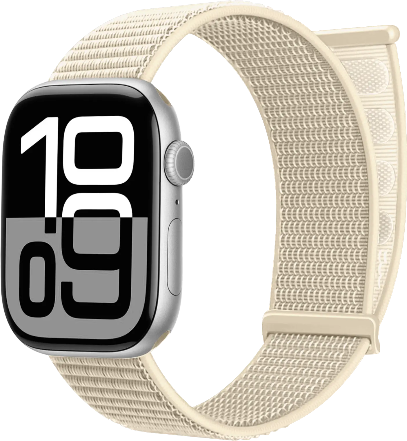 SBG Nylon Loop - Apple Watch Bandje - 49/46/45/44/42MM - Sterrenlicht afbeelding 1