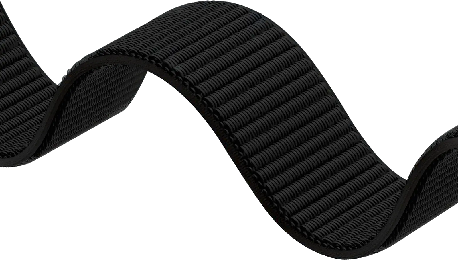 SBG Nylon Loop - Apple Watch Bandje - 38/40/41/42MM - Zwart afbeelding 11