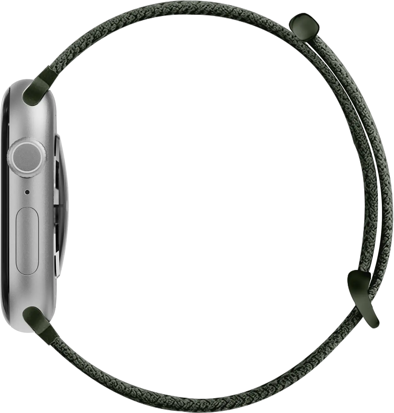 SBG Nylon Loop - Apple Watch Bandje - 38/40/41/42MM - Leger Groen afbeelding 10