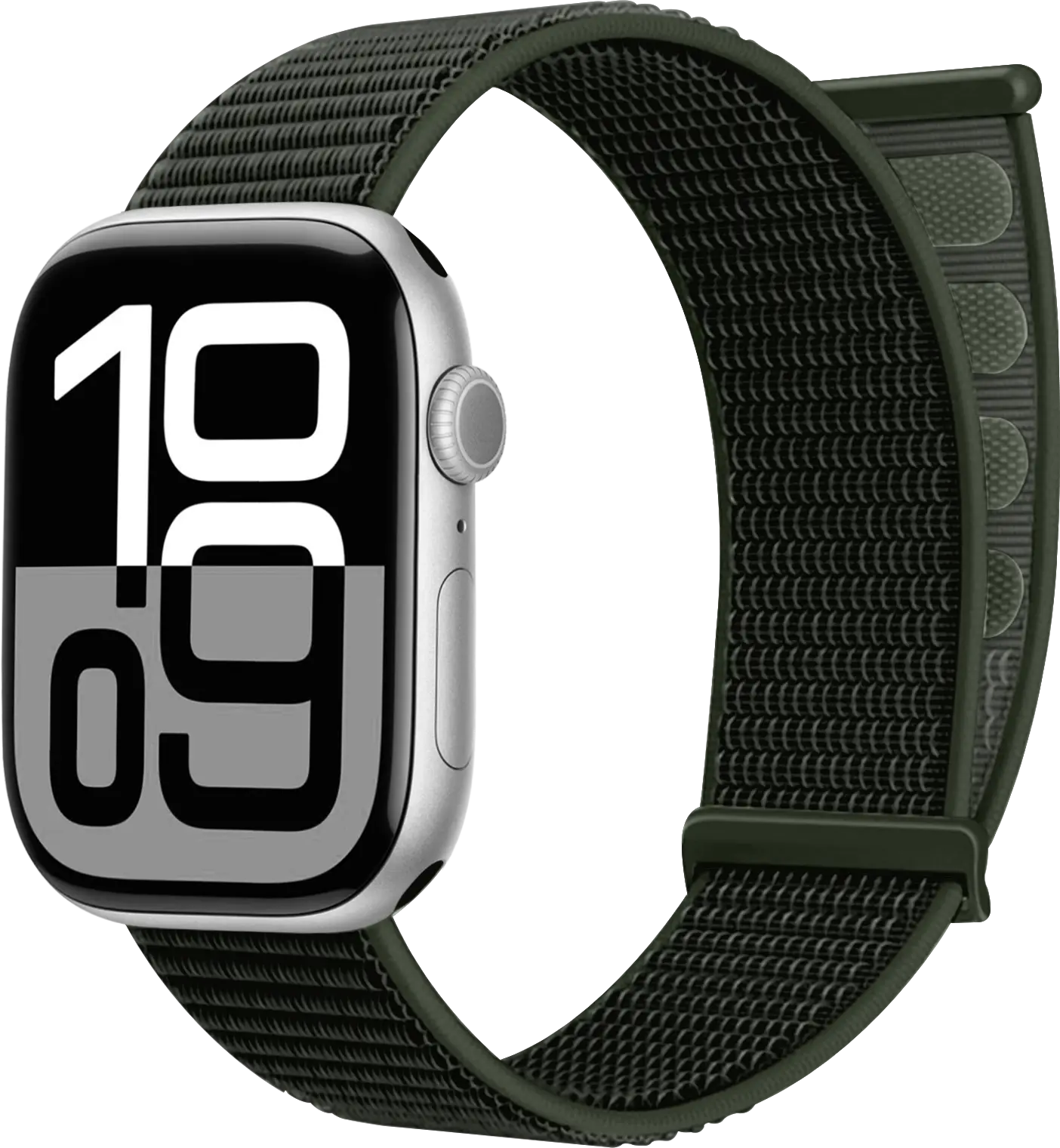 SBG Nylon Loop - Apple Watch Bandje - 38/40/41/42MM - Leger Groen afbeelding 1