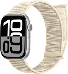 SBG Nylon Loop - Apple Watch Bandje - 38/40/41/42MM - Sterrenlicht afbeelding