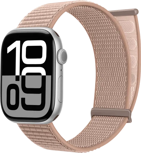 SBG Nylon Loop - Apple Watch Bandje - 38/40/41/42MM - Roze afbeelding 1