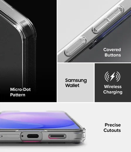 Ringke Fusion Samsung Galaxy S26 FE Hoesje Back Cover Matte Transparant afbeelding 9