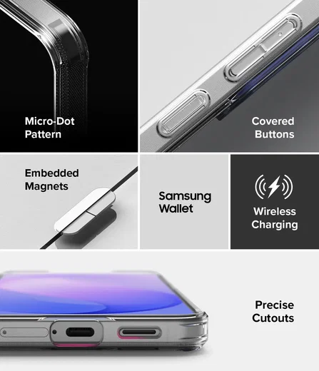 Ringke Fusion Magnetic Samsung Galaxy S26 FE Hoesje MagSafe Back Cover Clear afbeelding 10