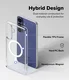 Ringke Fusion Magnetic Samsung Galaxy S26 FE Hoesje MagSafe Back Cover Clear afbeelding 3
