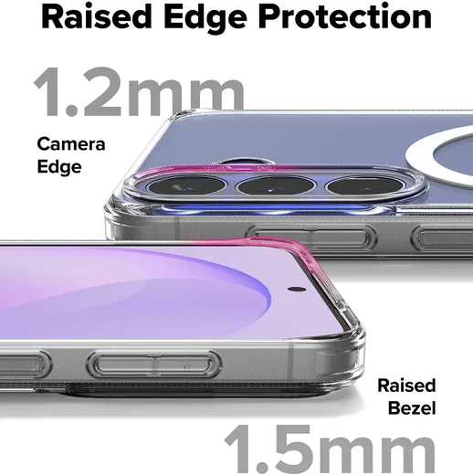 Ringke Fusion Magnetic Samsung Galaxy S26 FE Hoesje MagSafe Back Cover Clear afbeelding 6