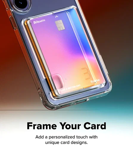 Ringke Fusion Card Samsung Galaxy S26 FE Hoesje Kaarthouder Transparant afbeelding 11