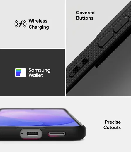 Ringke Onyx Samsung Galaxy S26 FE Hoesje Flexibel TPU Back Cover Zwart afbeelding 8