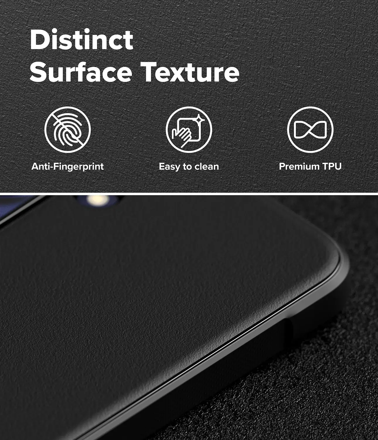 Ringke Onyx Samsung Galaxy S26 FE Hoesje Flexibel TPU Back Cover Zwart afbeelding 7