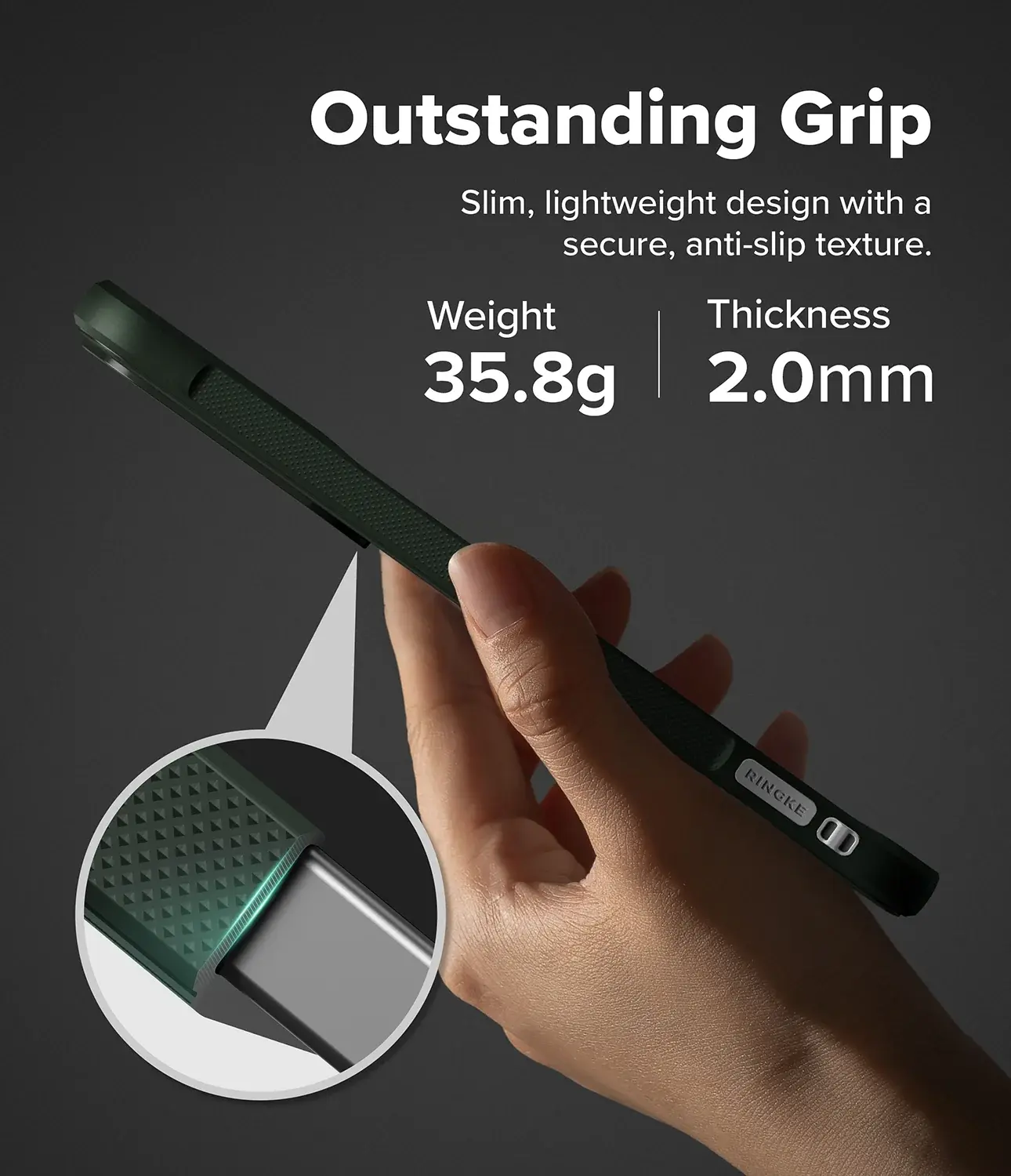 Ringke Onyx Samsung Galaxy S26 FE Hoesje Flexibel TPU Back Cover Groen afbeelding 6