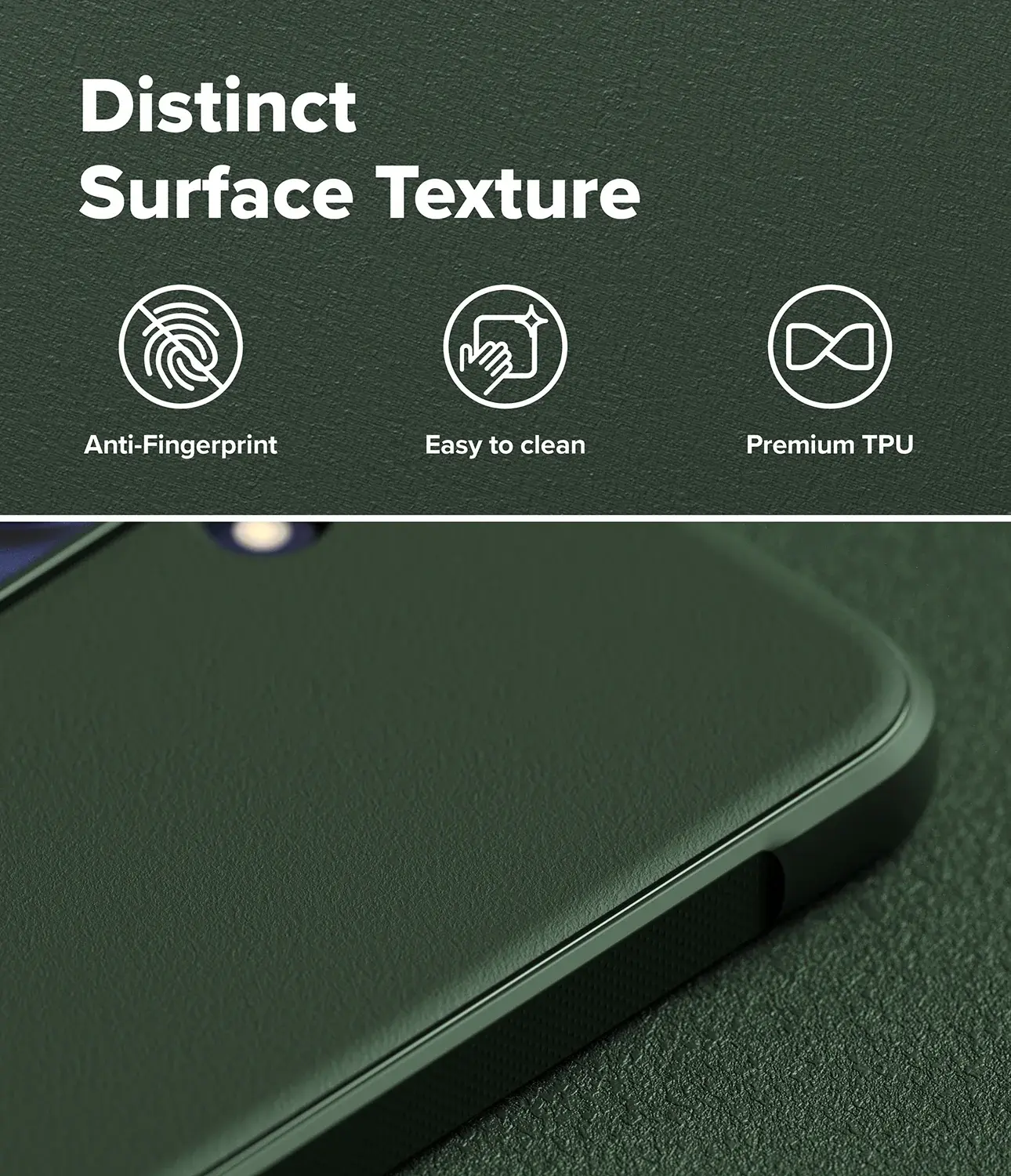 Ringke Onyx Samsung Galaxy S26 FE Hoesje Flexibel TPU Back Cover Groen afbeelding 7