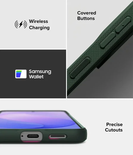 Ringke Onyx Samsung Galaxy S26 FE Hoesje Flexibel TPU Back Cover Groen afbeelding 8