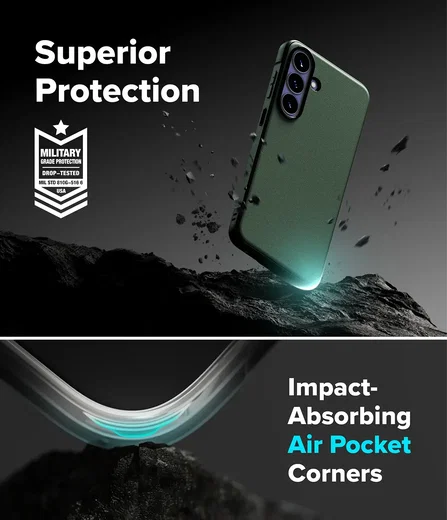 Ringke Onyx Samsung Galaxy S26 FE Hoesje Flexibel TPU Back Cover Groen afbeelding 2