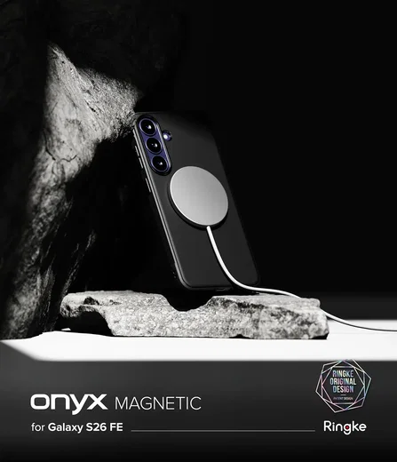 Ringke Onyx Magnetic Samsung Galaxy S26 FE Hoesje MagSafe Zwart afbeelding 14