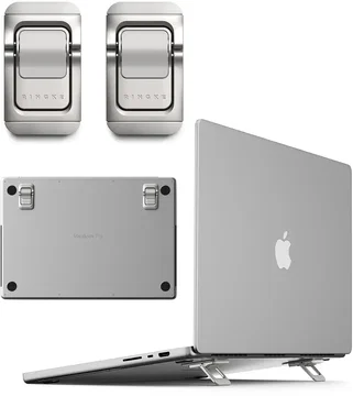 Ringke Step-Fit Mini Opvouwbare Laptop en Tablet Standaard Zilver