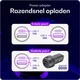 Buddi Power 89W USB-A / USB-C Autolader met USB-C naar Lightning Krulsnoer afbeelding 9
