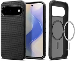 Spigen Liquid Air MagFit Google Pixel 11 Hoesje MagSafe Back Cover Zwart afbeelding
