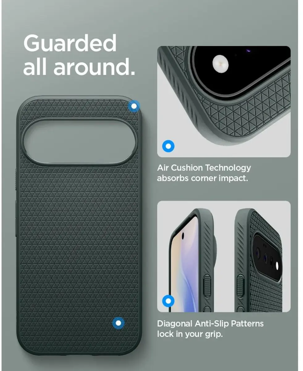 Spigen Liquid Air MagFit Google Pixel 11 Hoesje MagSafe Back Cover Groen afbeelding 6