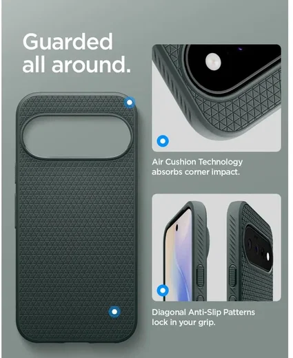 Spigen Liquid Air MagFit Google Pixel 11 Hoesje MagSafe Back Cover Groen afbeelding 6