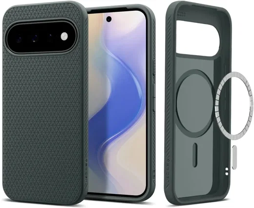 Spigen Liquid Air MagFit Google Pixel 11 Hoesje MagSafe Back Cover Groen afbeelding 1