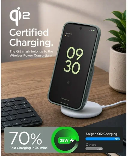 Spigen Liquid Air MagFit Google Pixel 11 Hoesje MagSafe Back Cover Groen afbeelding 5