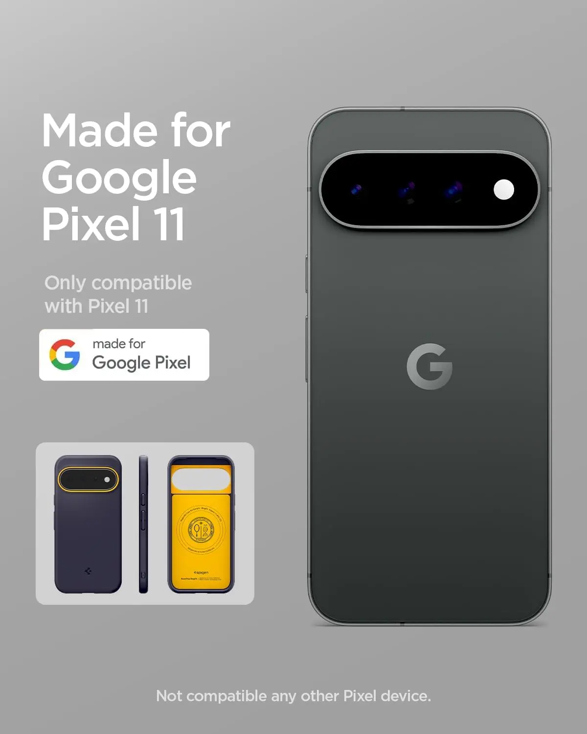 Spigen Nano Pop MagFit Google Pixel 11 Hoesje MagSafe Back Cover Blauw afbeelding 2