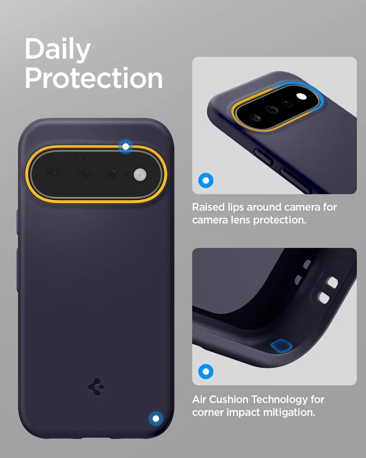 Spigen Nano Pop MagFit Google Pixel 11 Hoesje MagSafe Back Cover Blauw afbeelding 4