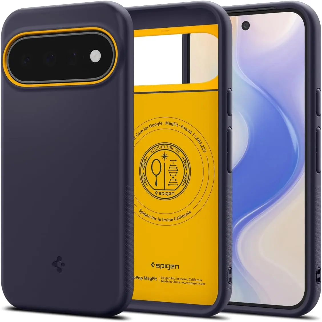 Spigen Nano Pop MagFit Google Pixel 11 Hoesje MagSafe Back Cover Blauw afbeelding 1