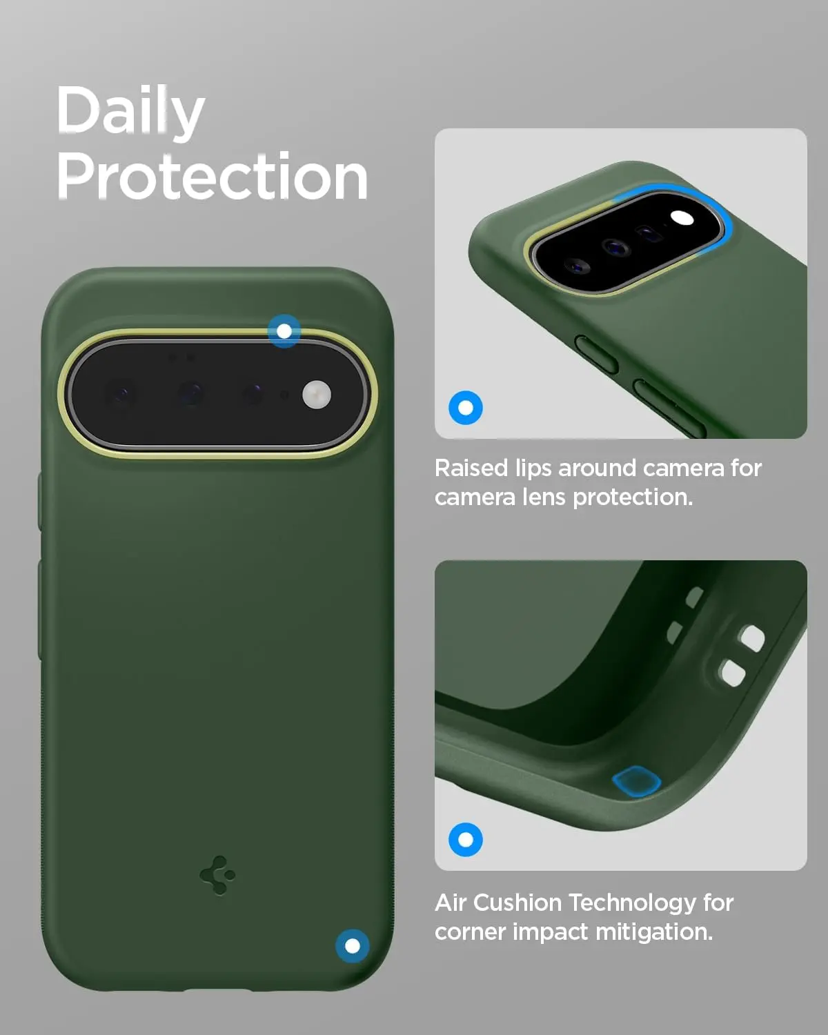 Spigen Nano Pop MagFit Google Pixel 11 Hoesje MagSafe Back Cover Groen afbeelding 4