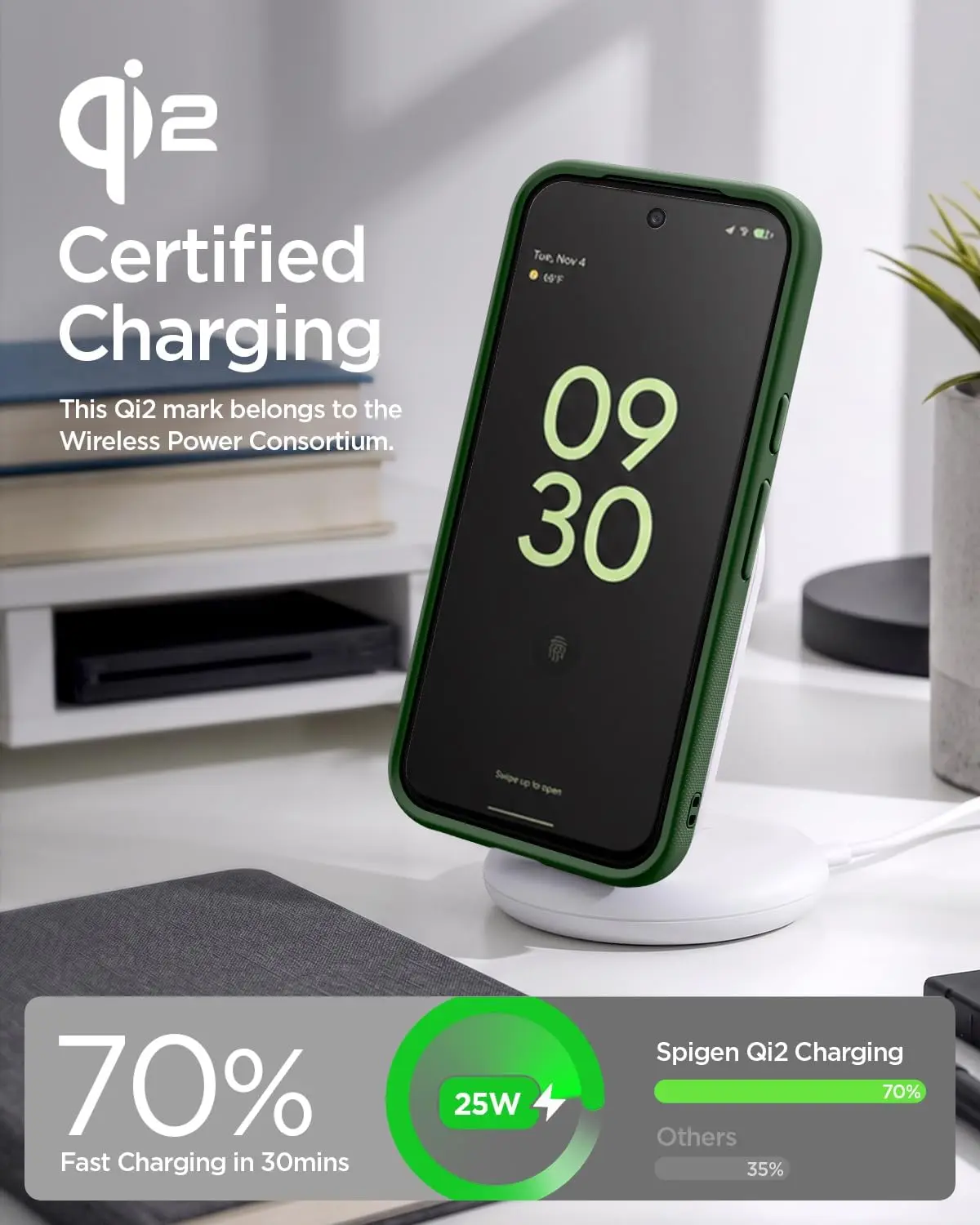 Spigen Nano Pop MagFit Google Pixel 11 Hoesje MagSafe Back Cover Groen afbeelding 7