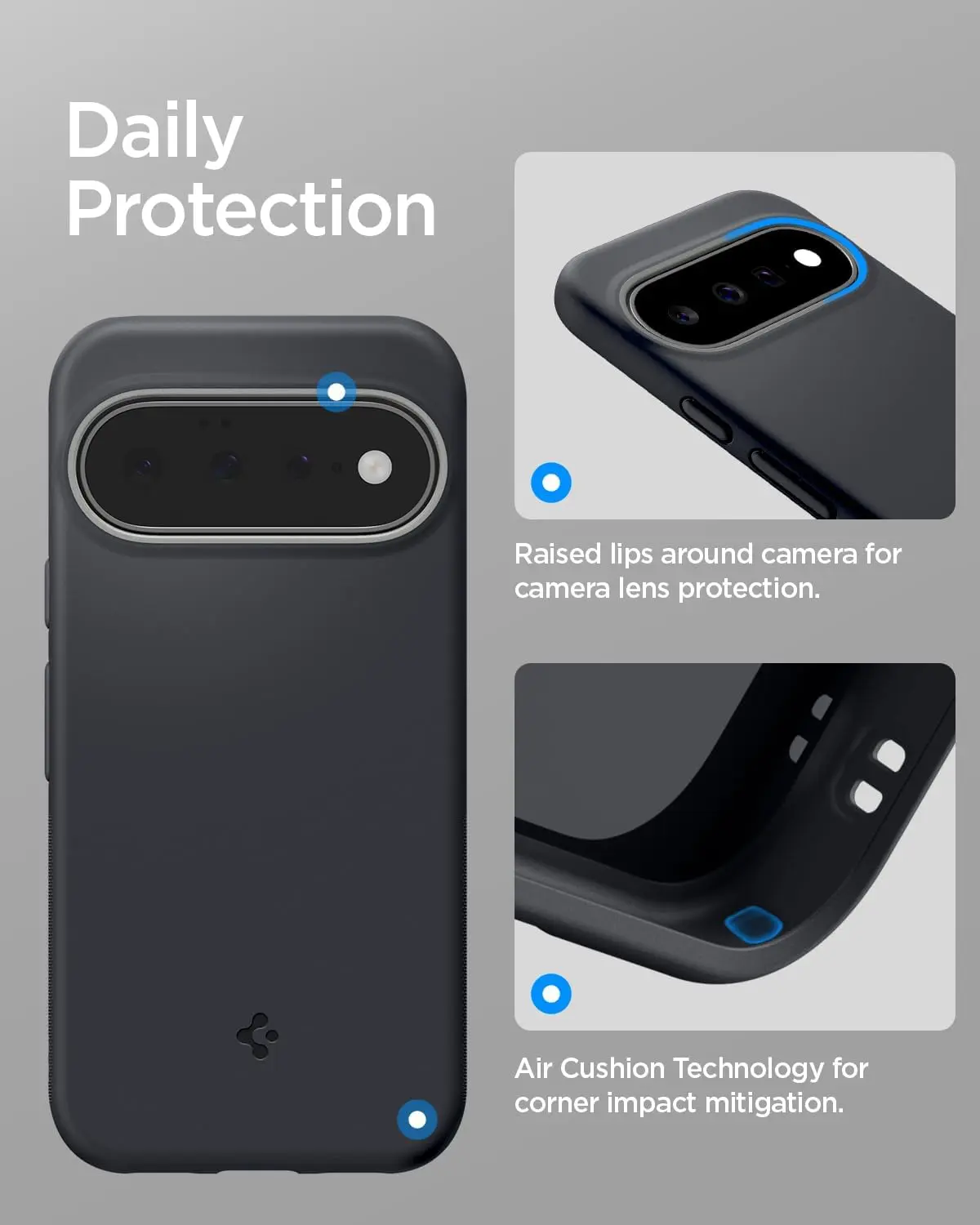 Spigen Nano Pop MagFit Google Pixel 11 Hoesje MagSafe Back Cover Zwart afbeelding 4