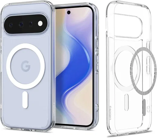 Spigen Ultra Hybrid MagFit Google Pixel 11 Hoesje MagSafe Transparant Wit afbeelding 1
