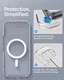Spigen Ultra Hybrid MagFit Google Pixel 11 Hoesje MagSafe Transparant Wit afbeelding 4