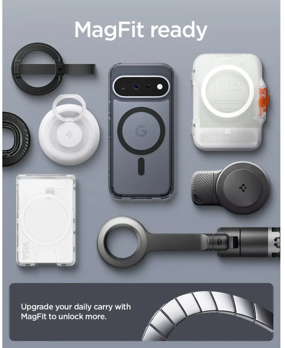 Spigen Ultra Hybrid MagFit Google Pixel 11 Hoesje MagSafe Zwart afbeelding 5