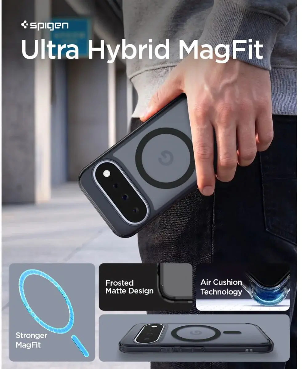Spigen Ultra Hybrid MagFit Google Pixel 11 Hoesje MagSafe Zwart afbeelding 7