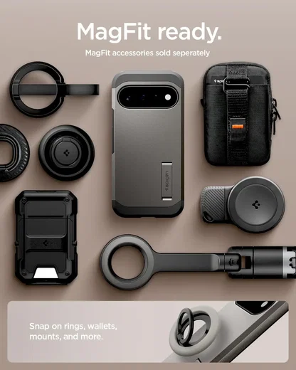 Spigen Tough Armor Google Pixel 11 Hoesje MagSafe Back Cover Gunmetal afbeelding 2
