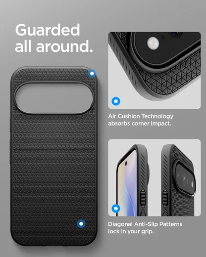 Spigen Liquid Air MagFit Google Pixel 11 Pro XL Hoesje MagSafe Back Cover Zwart afbeelding 6